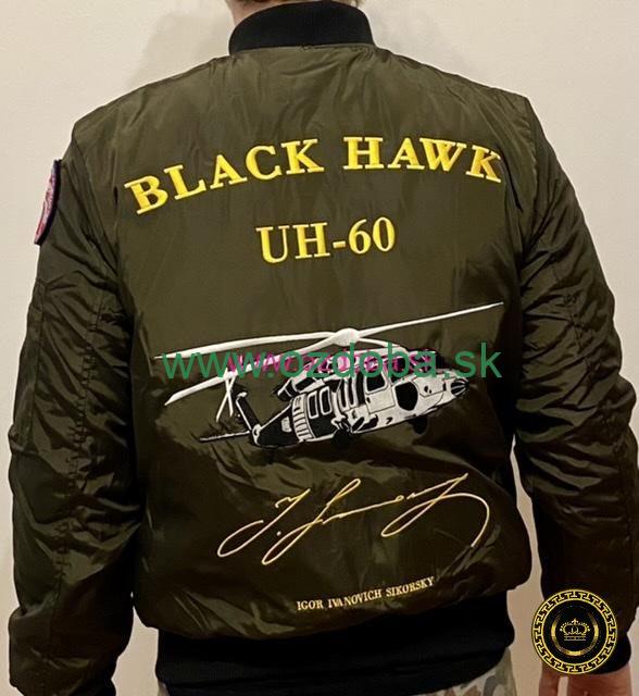 BOMBER BUNDA UH-60 BLACK HAWK VEĽKOSŤ L