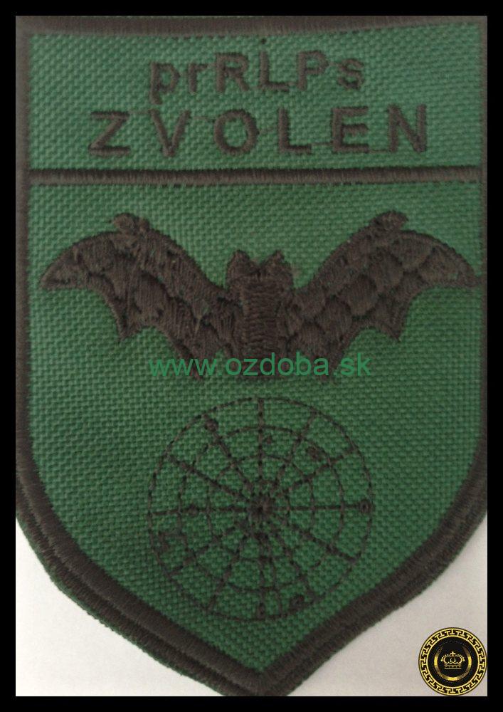 ZNAK VÝŠIVKA PRRLPS ZVOLEN ČIERNY