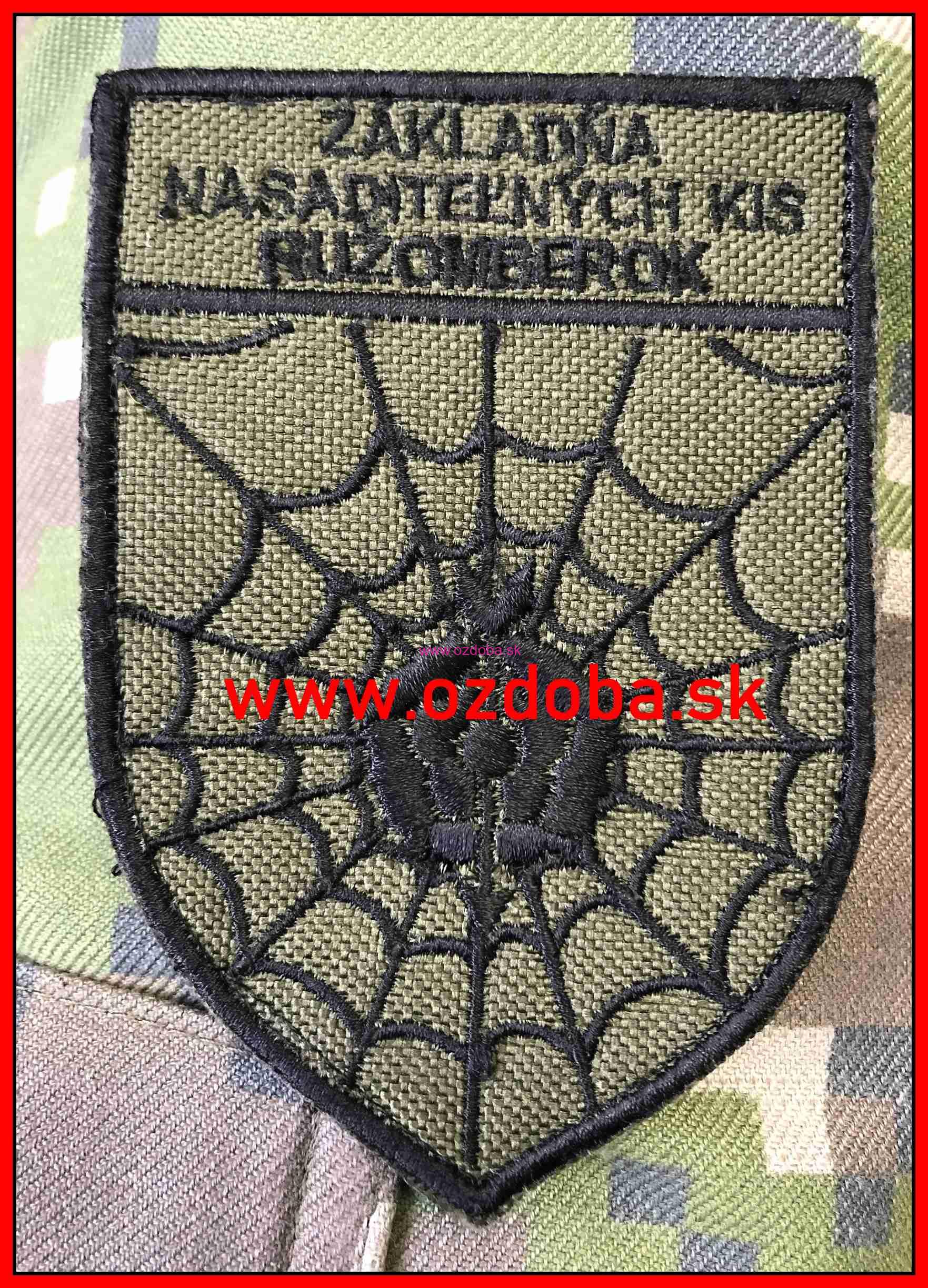 Znak základňa nasaditeľných KIS RUŽOMBEROK zelený nový typ